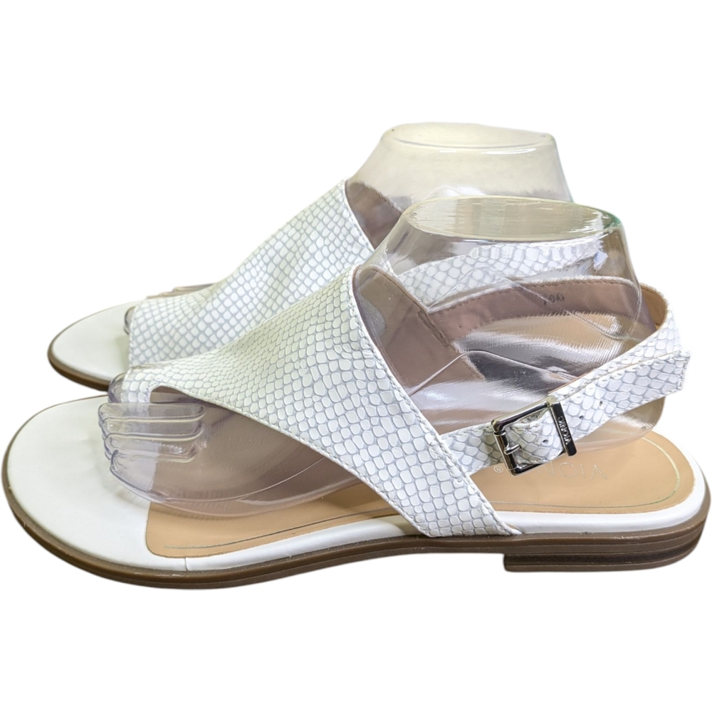 Vionic White Textured Women's Sandals - Picture 5 of 12